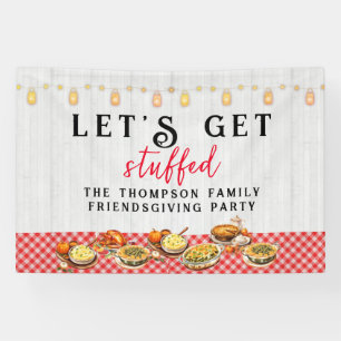 Turkije Dag Dankbaar Familie VriendenGiven Diner Spandoek