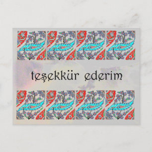 TURKIJE - Dank u Briefkaart