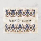 TURKIJE - Dank u Briefkaart (Voorkant)