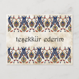 TURKIJE - Dank u Briefkaart