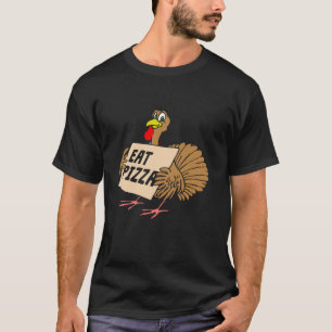Turkije Eet Pizza Kinder Volwassen Veganist Grappi T-shirt