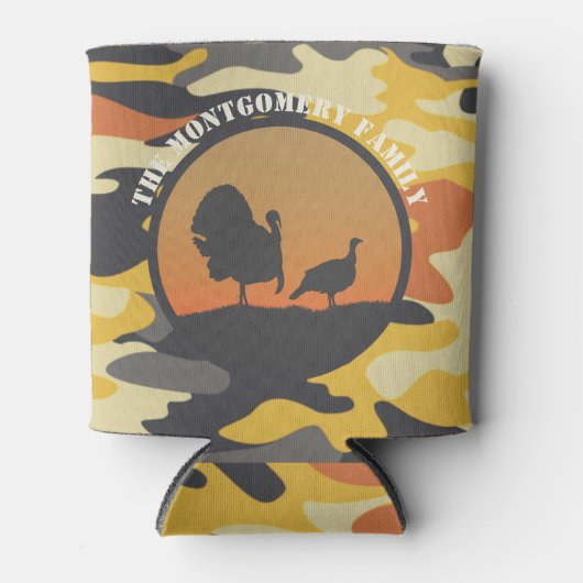 Turkije en Camo Blikjeskoeler (Voorkant)