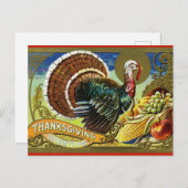  Turkije en Cornucopia Briefkaart (Voorkant / Achterkant)