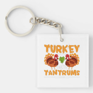 Turkije en driftbuien - Thanksgiving Sleutelhanger