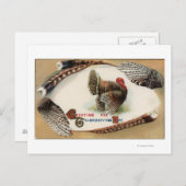 Turkije Feathers Briefkaart (Voorkant / Achterkant)