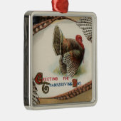 Turkije Feathers Metalen Ornament (Rechts)