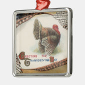 Turkije Feathers Metalen Ornament (Links)