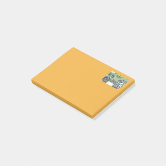 TURKIJE FINE DINING, THANKSGIVING BIRD HUMOR POST-IT® NOTES (Schuin)