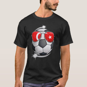 Turkije Football Fan Sunglass Voetbal Turk T-shirt