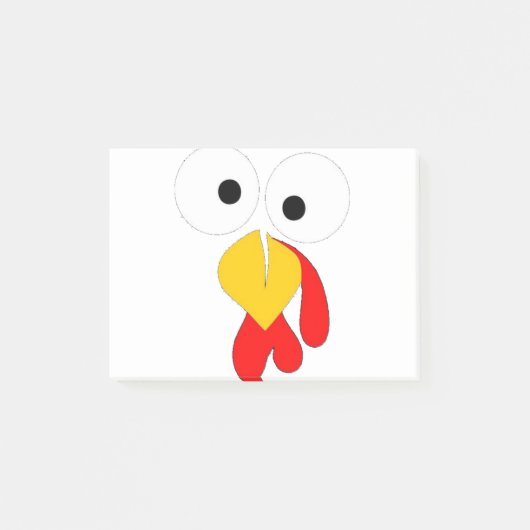 Turkije - Funny Thanksgiving Post-it® Notes (Voorkant)