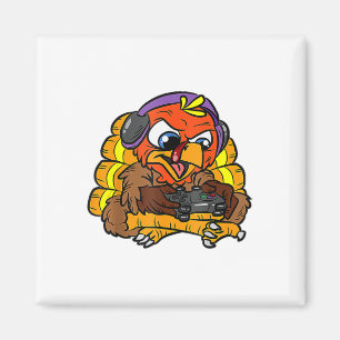 Turkije Gamer Grappige Thanksgiving Cool Videospel Magneet