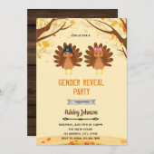 Turkije genderonthulling uitnodiging (Voorkant / Achterkant)