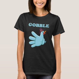 Turkije Gobble Handschoen Verpleegkundige Medische T-shirt