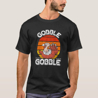 Turkije Happy Thanksgiving Day Gobble Turkije T-shirt