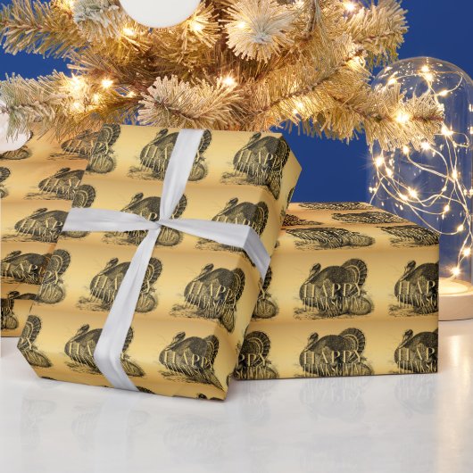  Turkije Happy Thanksgiving Wrapping P Cadeaupapier (Feestdagen)
