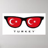 Turkije heeft aangepaste tekst en kleuren poster (Voorkant)