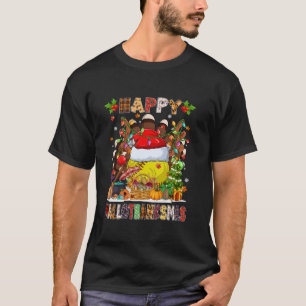 Turkije Heks Softbal Bats Xmas Lights HalloT T-shirt