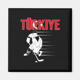 Turkije IJshockeyliefhebbers Jersey - Turkse Hocke Magneet