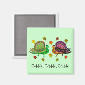 Turkije in de herfst laat magneten achter (Voorkant / Achterkant)