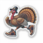 turkije in de schoenen sticker (Voorkant)