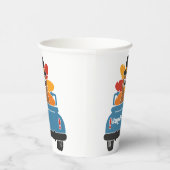 turkije in een auto-Thanksgiving Papieren Bekers (Rechts)