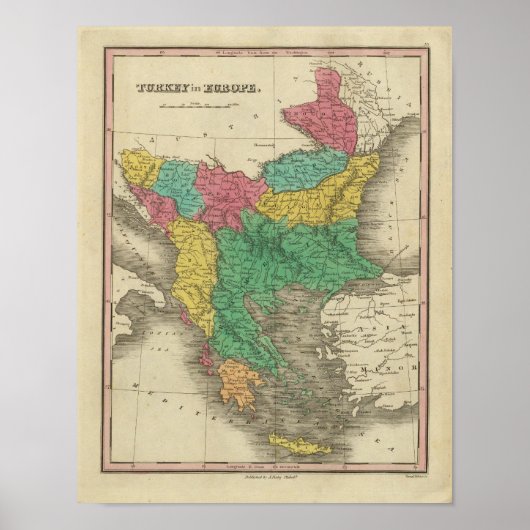 Turkije in Europa Poster (Voorkant)