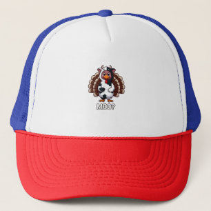 Turkije in Koe kostuum, Moo Grappige Thanksgiving Trucker Pet