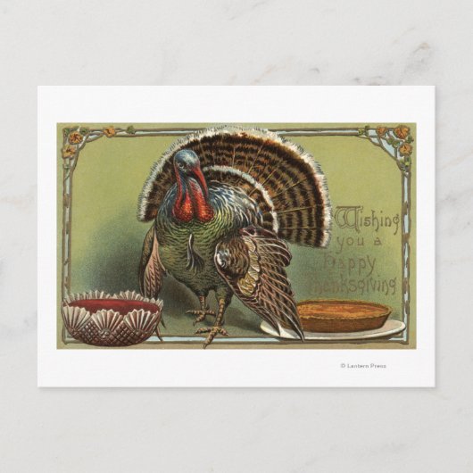 Turkije in Punch en Pie Briefkaart (Voorkant)