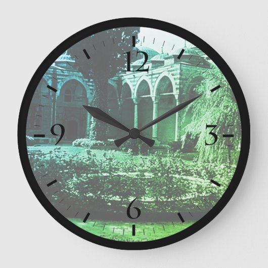 Turkije Istanboel Topkapi museum Grote klok (Voorkant)