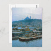  Turkije Istanbul Dredgers, Bosphoros Briefkaart (Voorkant / Achterkant)