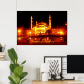 (TURKIJE) Istanbul Night Poster (Thuiskantoor)