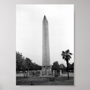 Turkije Istanbul Obelisk van Theodosius Poster