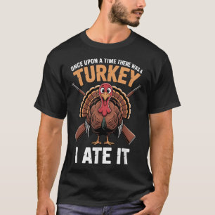 Turkije Jacht op Vader Zoon Jager Dier Sarcastisch T-shirt