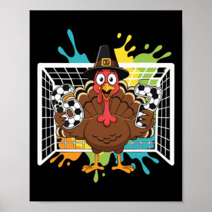 Turkije Keeper Voetbal 67 Zes Zeven Jongens Mannen Poster