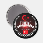 Turkije Magneet (Voorkant / Achterkant)
