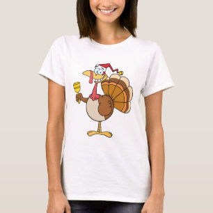 Turkije met Santa Hat T-shirt