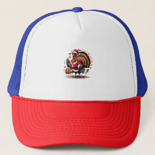 Turkije Moo Koe Kostuum Grappige Thanksgiving Hall Trucker Pet