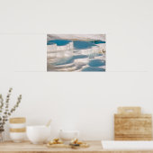 Turkije, Pamukkale Cotton Castle). Poster (Keuken)