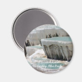 Turkije, Pamukkale, Romeinse pools (Magnet) Magneet (Voorkant / Achterkant)