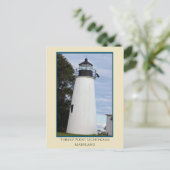 Turkije Point Lighthouse Maryland Briefkaart (Staand voorkant)