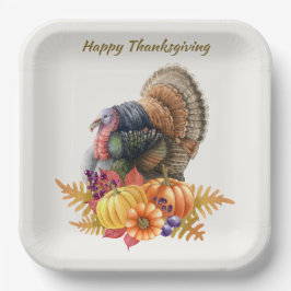 Turkije Pompoenen Thanksgiving Papier Bord