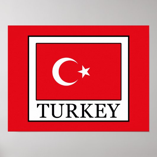 Turkije Poster (Voorkant)