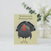 Turkije Recept Kaart (Staand voorkant)