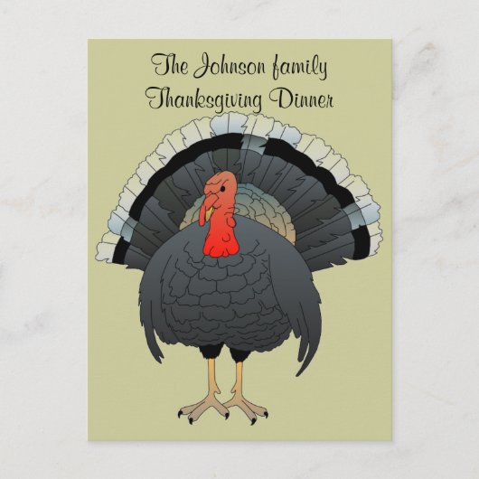 Turkije Recept Kaart (Voorkant)