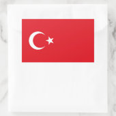 TURKIJE RECHTHOEKIGE STICKER (Tas)
