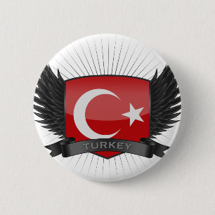 TURKIJE RONDE BUTTON 5,7 CM