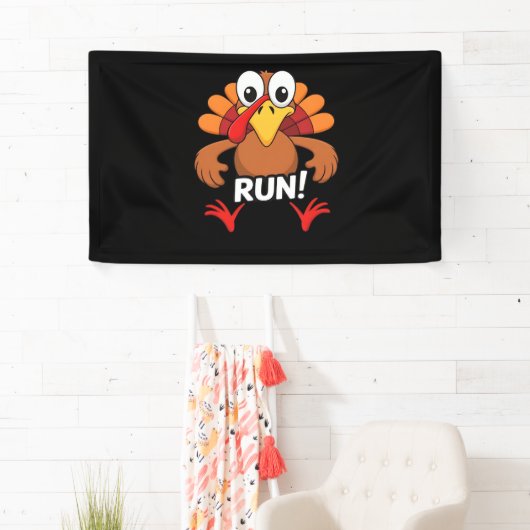 Turkije Run Thanksgiving Running Classic T-shirt Spandoek (Insitu)