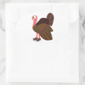 Turkije Runner Ovale Sticker (Tas)
