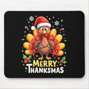 Turkije Santa Happy Merry Thanksmas Thanksgiving C Muismat