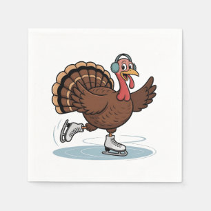 turkije schaatsen Thanksgiving gobbler Servet